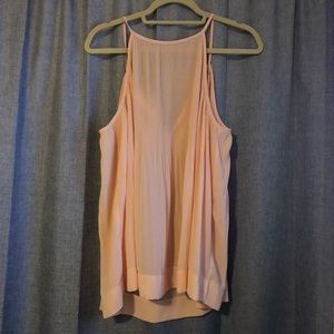 Peach spaghetti strap top